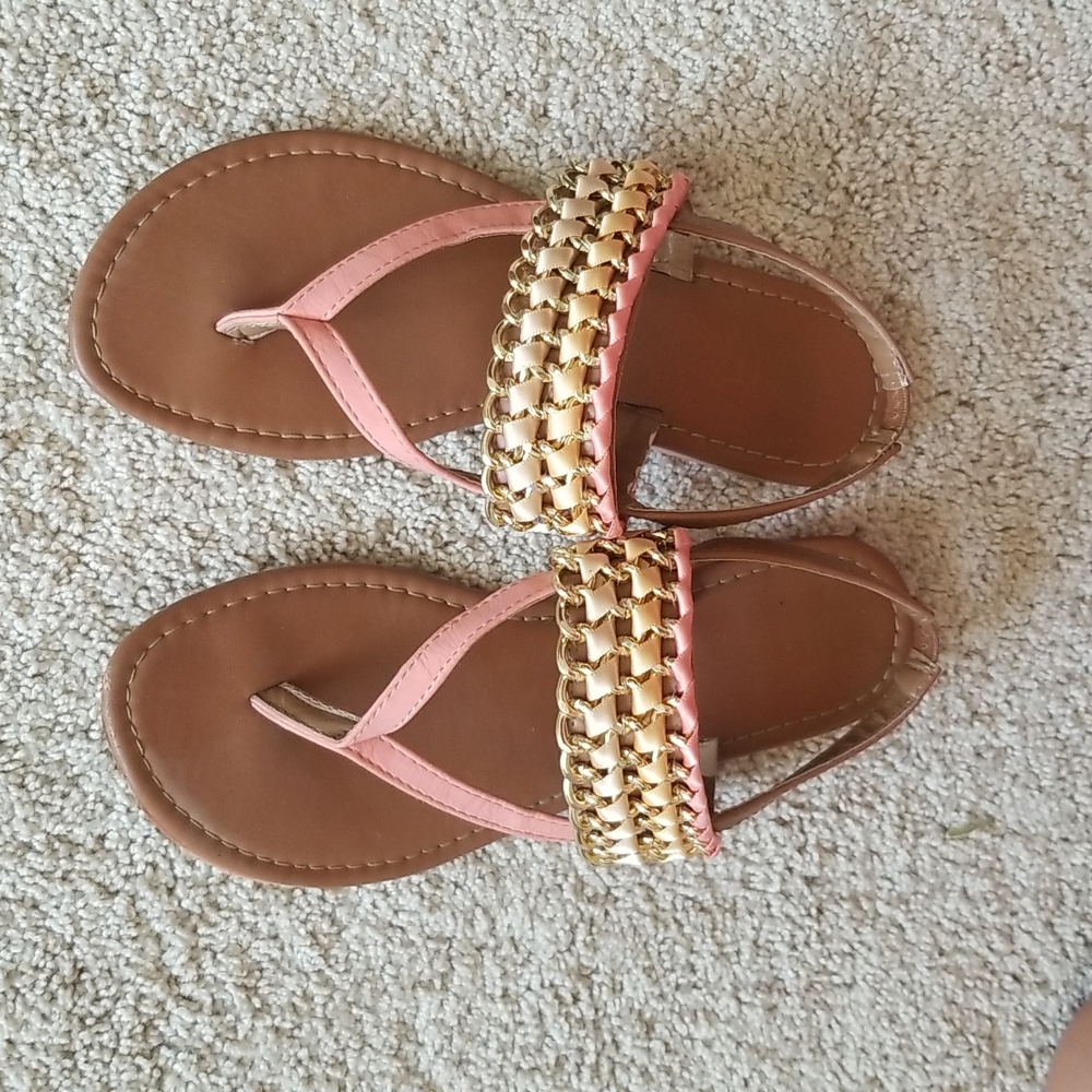 Pink sandals